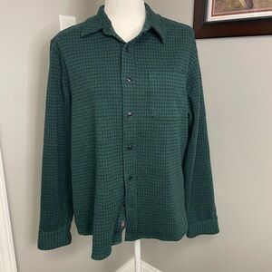 Faherty Green Checkered Men's Shirt